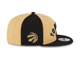 New Era Tan/Black Toronto Raptors 2023/24 City Edition Official 9FIFTY Snapback Hat
