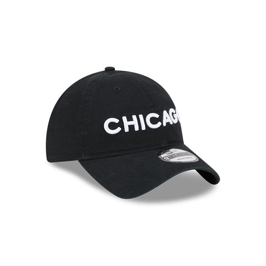Men's New Era Black Chicago Bulls 2023/24 City Edition 9TWENTY Adjustable Hat