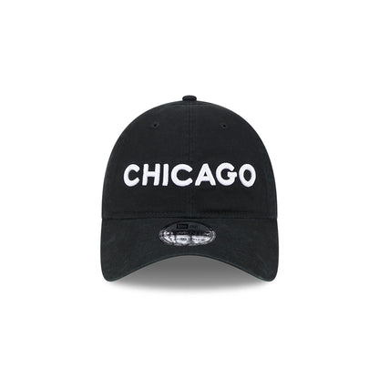 Men's New Era Black Chicago Bulls 2023/24 City Edition 9TWENTY Adjustable Hat
