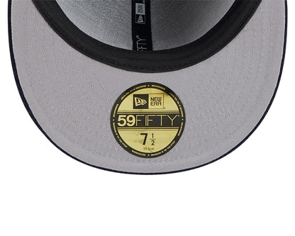 New Era MLB New York Yankees Letterman Pin 59FIFTY Fitted Hat - Navy