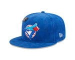 New Era MLB Toronto Blue Jays Letterman Pin 59FIFTY Fitted Hat - Royal Blue