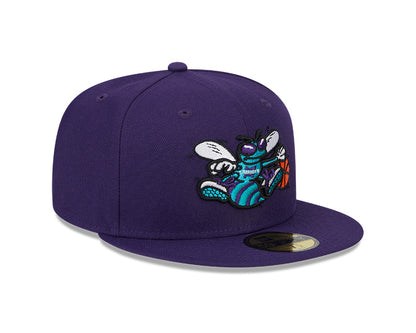 New Era Charlotte Hornets Purple 59FIFTY Fitted Hat