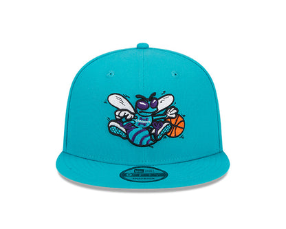 New Era Charlotte Hornets Teal 9FIFTY Snapback Hat