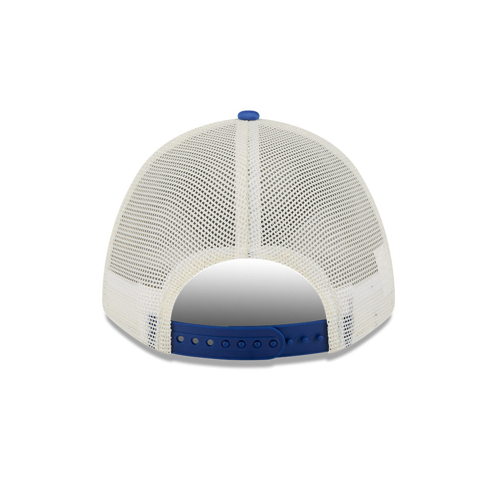 New Era 9FORTY Toronto Blue Jays Chrome Arch  M-Crown A-Frame Trucker - White/Royal Blue
