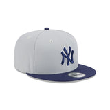 New Era 9FIFTY New York Yankees Two Toned Color Pack Adjustable Cap - Grey/Navy