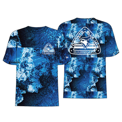 New Era MLB Toronto Blue Jays Logo Tie Dye T-shirt - Blue