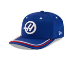 New Era 9SEVENTY Formula 1 MoneyGram Haas Team Special Edition Silverstone GP Adjustable Stretch-Snap Hat -Blue