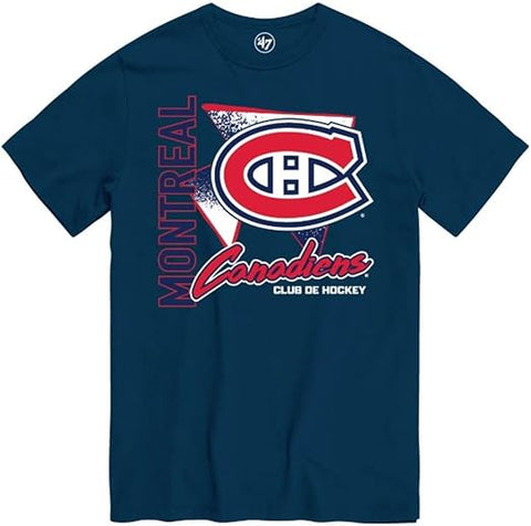 '47 NHL Montreal Canadiens Side Arm Tee - Navy