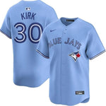 Nike Mens MLB Toronto Blue Jays Alejandro Kirk Alternate Limited Jersey - Powder Blue