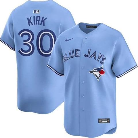 Nike Mens MLB Toronto Blue Jays Alejandro Kirk Alternate Limited Jersey - Powder Blue