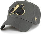 47 MLB Montreal Expos MVP Adjustable Snapback Cap - Smoke Show Grey
