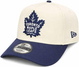 New Era NHL Toronto Maple Leafs 9FORTY A-Frame Adjustable Hat - Chrome White/Blue