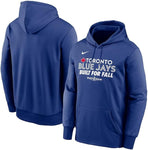 Nike MLB Toronto Blue Jays 2025 Postseason Built for Fall Therma Hoodie - Royal