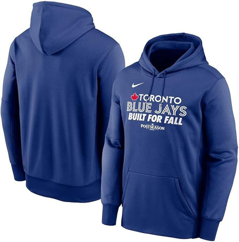 Nike MLB Toronto Blue Jays 2025 Postseason Built for Fall Therma Hoodie - Royal