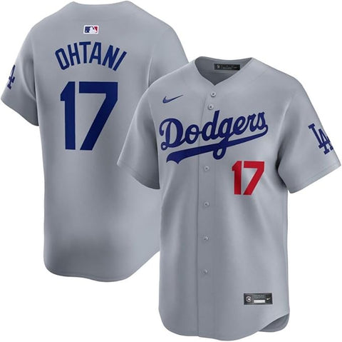 Nike MLB Los Angeles Dodgers Shohei Ohtani Away Limited Player Jersey - Grey