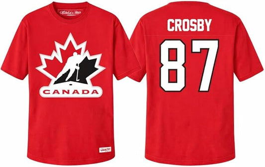 Mitchell & Ness Hockey Canada Sidney Crosby Golden Boy Player T-Shirt - Red