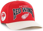 47 NHL Detroit Red Wings Hard Hat Arch Hitch Snapback - Red/Off-White