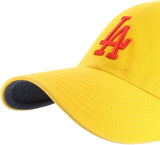 '47 MLB Clean Up Los Angeles Dodgers Yacht Club Adjustable Cap - Yellow