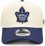 New Era NHL Toronto Maple Leafs 9FORTY A-Frame Adjustable Hat - Chrome White/Blue