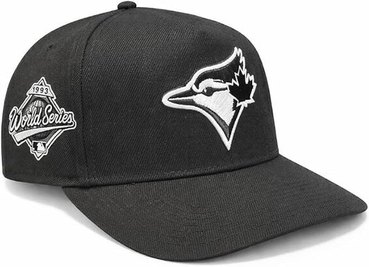 Mitchell & Ness MLB Toronto Blue Jays 1993 World Series Adjustable Snapback Hat - Black/White