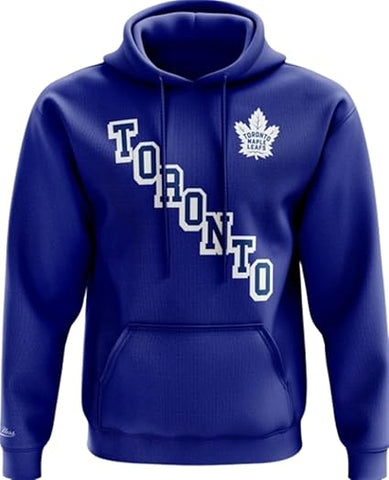 Mitchell & Ness NHL Toronto Maple Leafs Stacked Hoodie - Blue