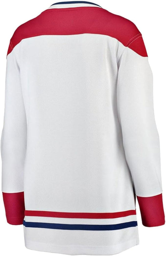 NHL Fanatics Women's Montreal Canadiens Blank Breakaway Away Jersey - White