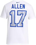 Nike Men's NFL Buffalo Bills Josh Allen 2025 Rivalries Collection Name and Number T-Shirt - White