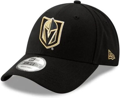 New Era 9FORTY NHL Vegas Golden Knights Adjustable Snapback Hat - Black