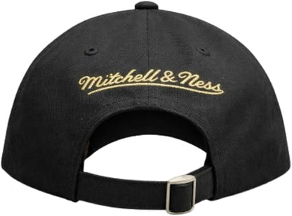 Mitchell & Ness MLB Toronto Blue Jays Gold Script Adjustable Hat - Black