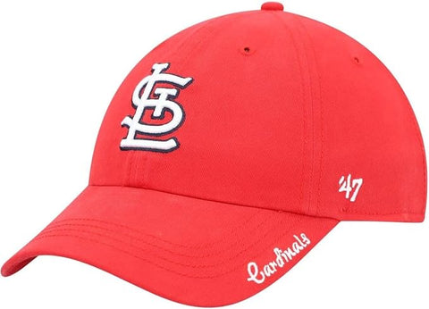 47 Women's MLB St. Louis Miata Clean Up Adjustable Hat - Red