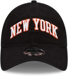 New Era 9TWENTY NBA New York Knicks 2021 City Edition Adjustable Hat - Black