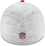 Men's New Era Gray/Scarlet San Francisco 49ers 2021 NFL Training Camp Official 39THIRTY Flex Hat
