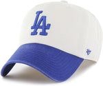 47 Clean Up MLB Los Angeles Dodgers Grand Stand Adjustable Cap - White/Blue