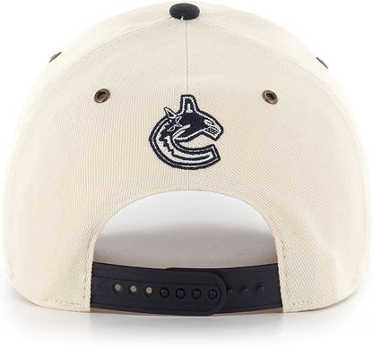 '47 NHL MVP Vancouver Canucks HPD Snapback Hat - White/Navy