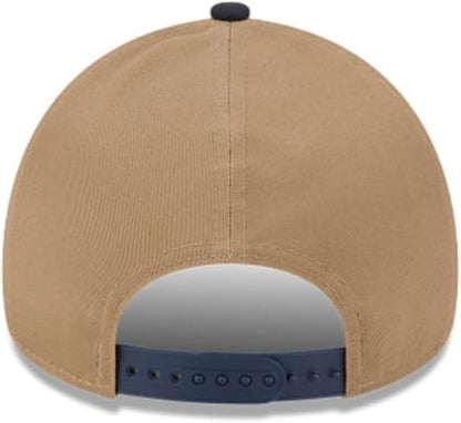 New Era 9FORTY A-Frame MLB Toronto Blue Jays City Connect T Logo Adjustable Snapback Hat - Khaki