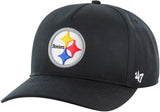 '47 NFL Pittsburgh Steelers Hitch RF Adjustable Snapback Hat -Black