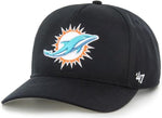 '47 NFL Miami Dolphins Hitch RF Adjustable Snapback Hat - Black