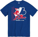 '47 MLB Youth Montreal Expos Side Arm Tee - Blue