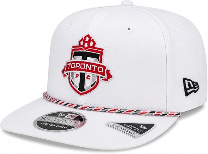 New Era MLS Toronto FC 9SEVENTY Stretch-Snap Multirope Adjustable Hat - White