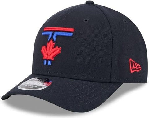 New Era 9FORTY M-Crown MLB Toronto Blue Jays City Connect Adjustable Snapback Hat - Navy