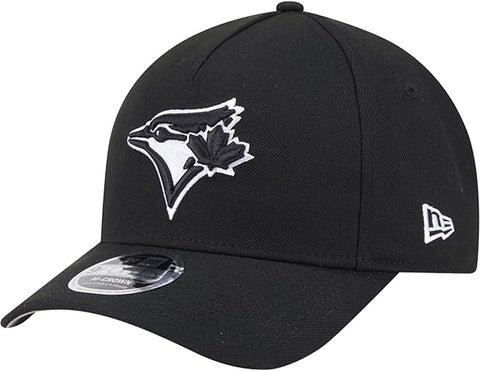 New Era MLB Toronto Blue Jays 9FORTY A-Frame Adjustable Hat - Black