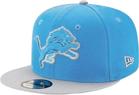 New Era Detroit Lions NFL 9FIFTY 2Tone Snapback Adjustable Hat-Blue/Grey