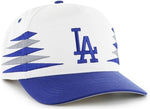 '47 MLB Hitch Los Angeles Dodgers Diamond Cut Snapback Hat - White/Blue