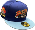 New Era 59FIFTY MiLB Buffalo Bisons Fitted Hat - Royal/Sky Blue