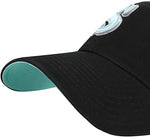 47 MLB Seattle 1987 Black Mint Double Under Clean Up Adjustable Hat - Black