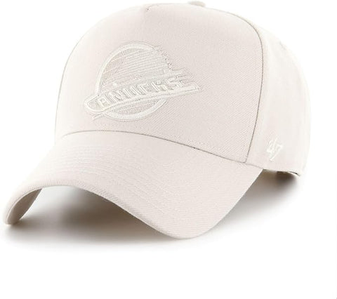 47 NHL Vancouver Canucks Ghost Ballpark Offside DT Adjustable Cap - Ghost Beige