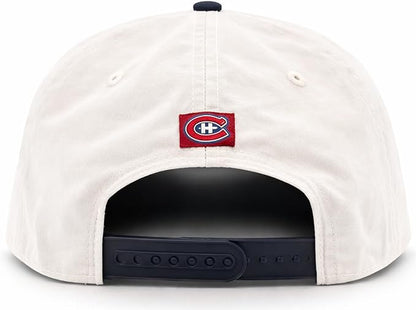 47 NHL Montreal Canadiens Two Tone Rope Adjustable Hitch Snapback Hat - White/Navy