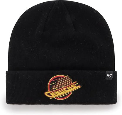 '47 NHL Vancouver Canucks Raised Cuff Knit - Black
