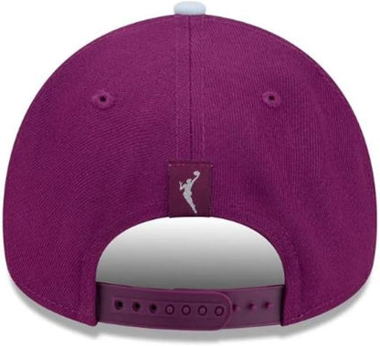 New Era 9FORTY A-Frame WNBA Toronto Tempo 2026 Tip-Off Adjustable Snapback - Purple/Light Blue