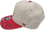 47 MLB St Louis 1882 Fiji Hitch Adjustable Snapback Hat - Natural/Red